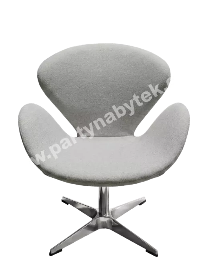 Křeslo Swan šedé