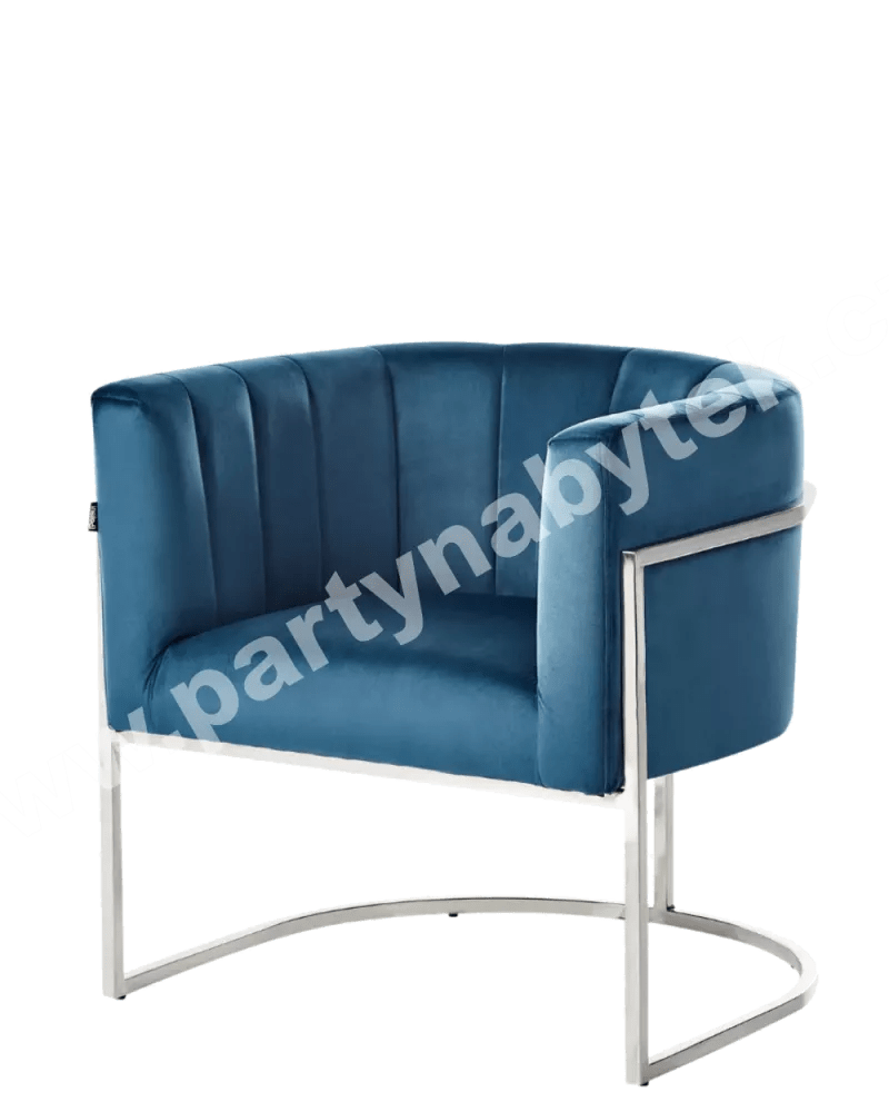 Křeslo Lotus modré