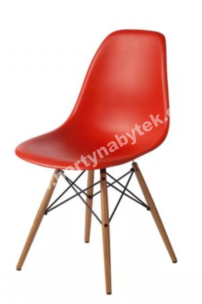 Židle Scandi červená