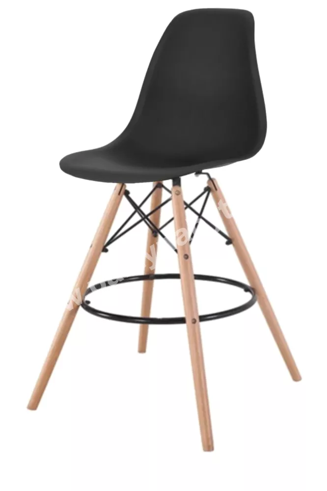 Židle bar Scandi černá