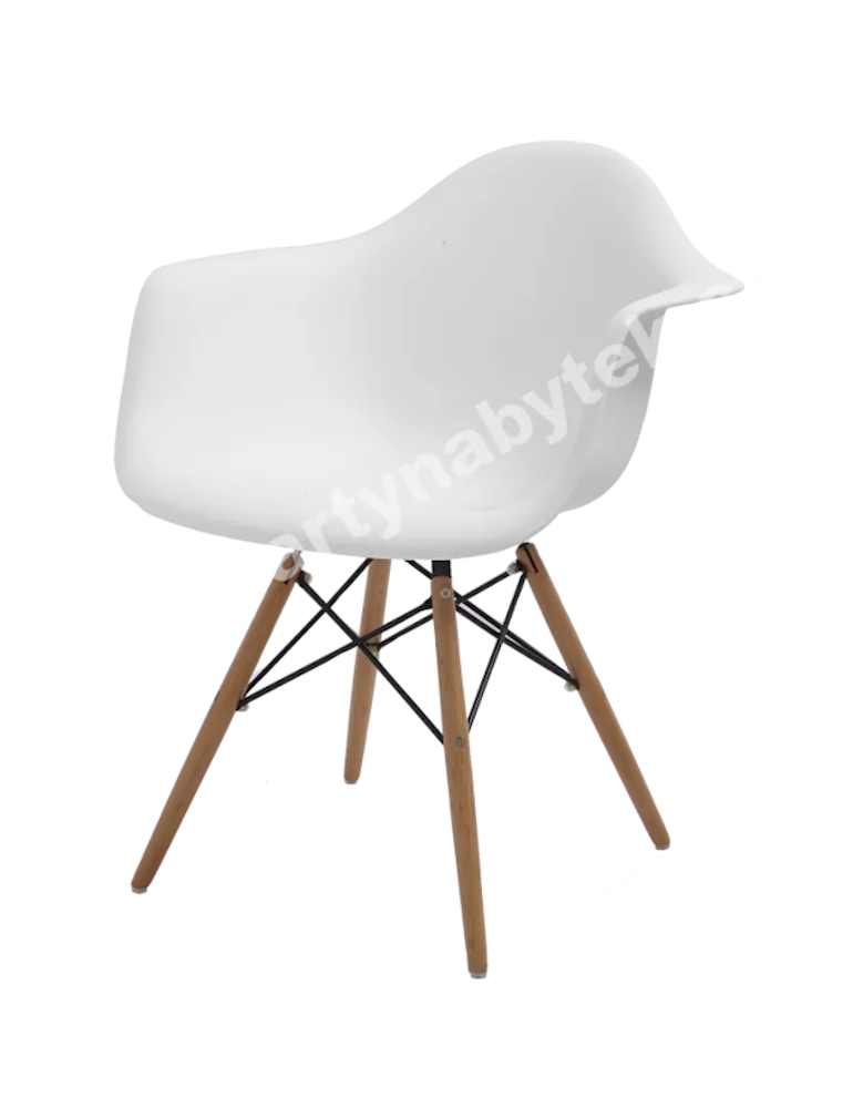 Křeslo Scandi bílé