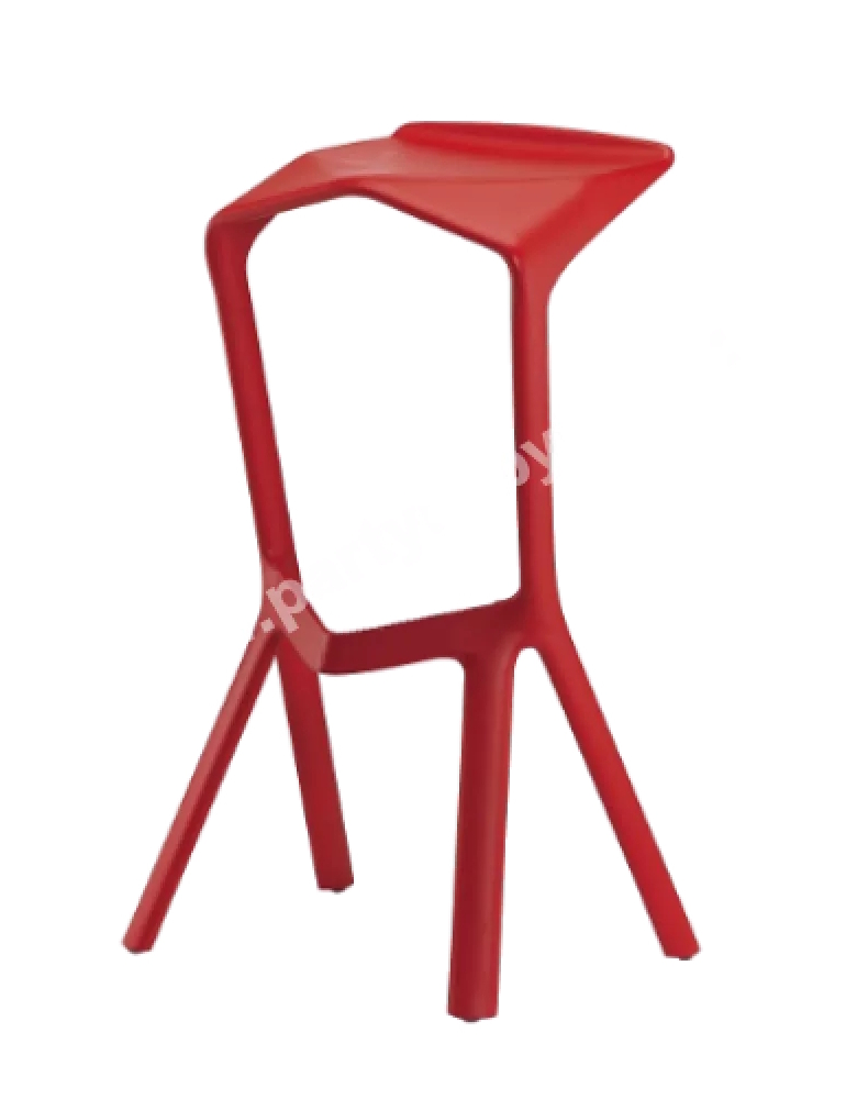 Židle barová Miura červená