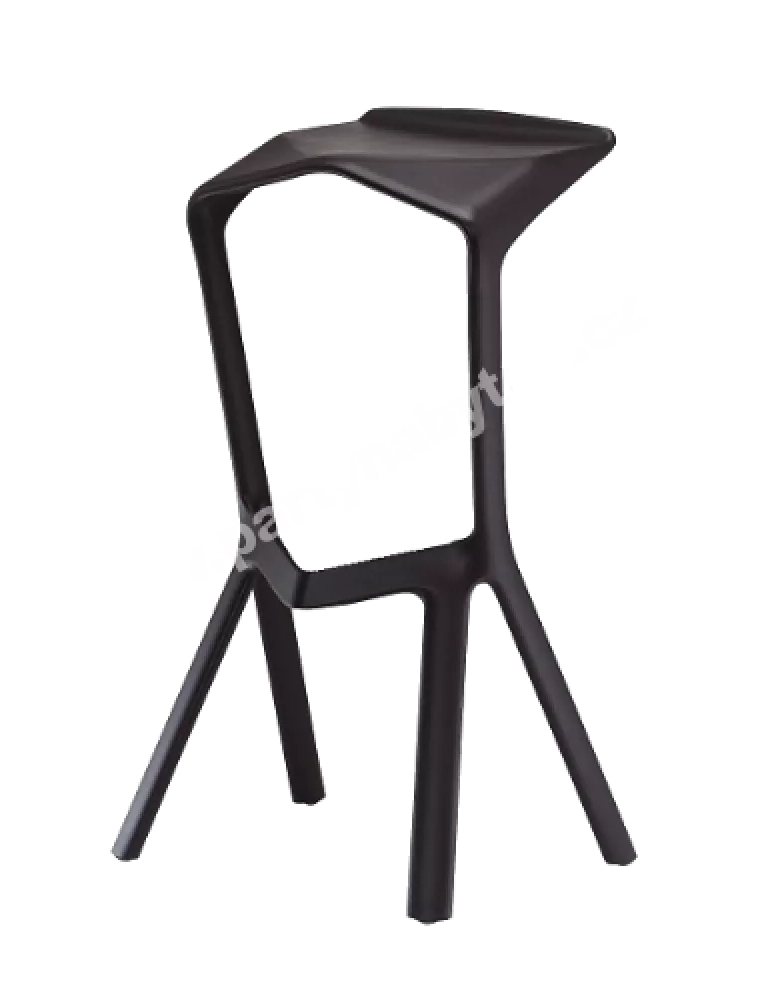 Židle barová Miura černá