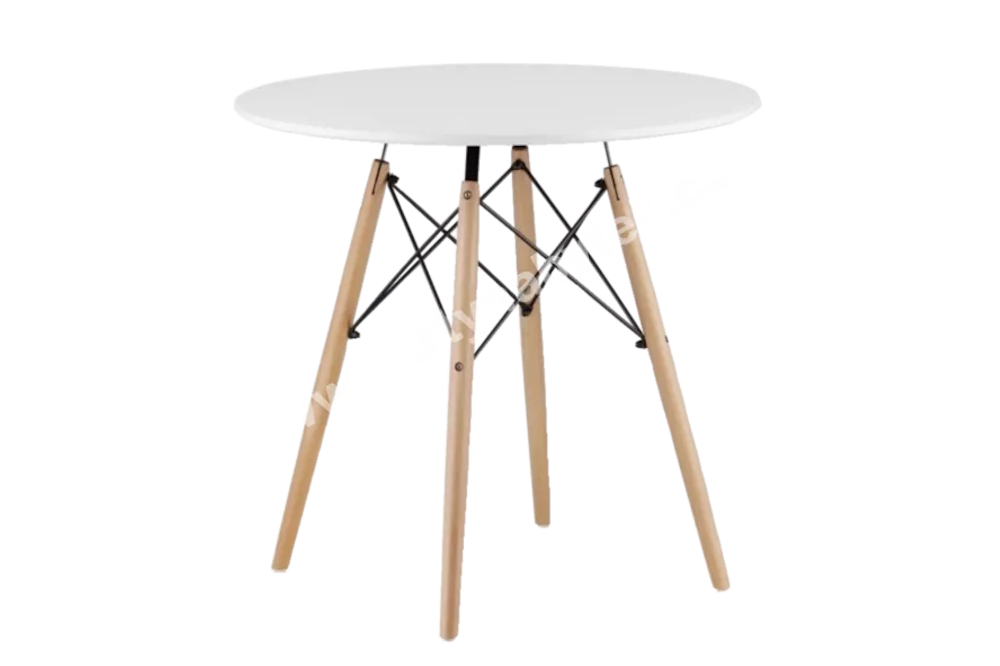 Kavárenský stolek Scandi bílý