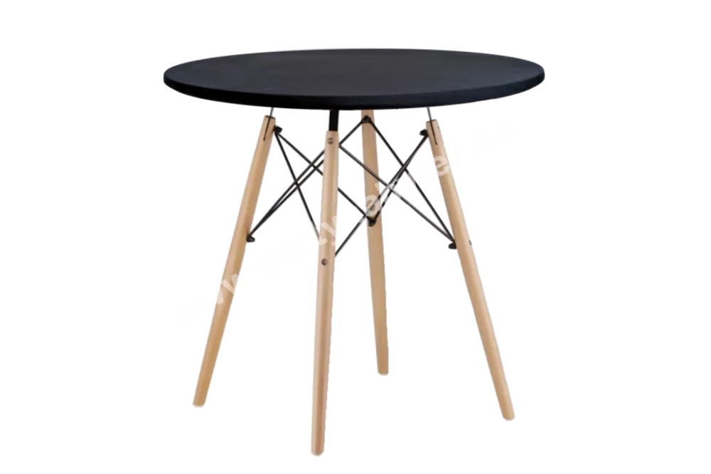 Kavárenský stolek Scandi černý